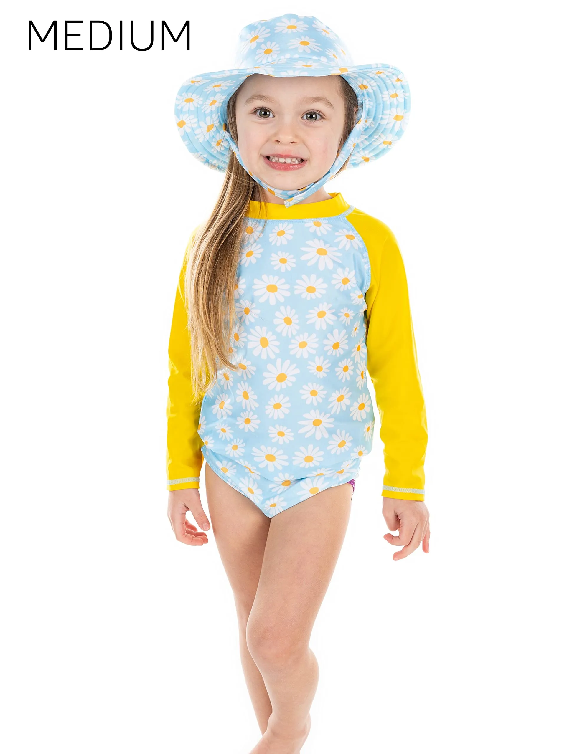 Funky Junque 3 Piece UPF 50  Matching Long Sleeved Rash Shirt