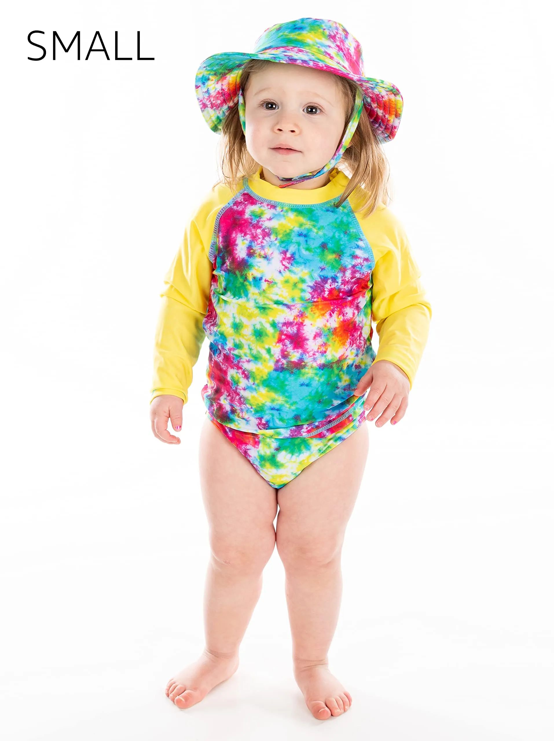 Funky Junque 3 Piece UPF 50  Matching Long Sleeved Rash Shirt
