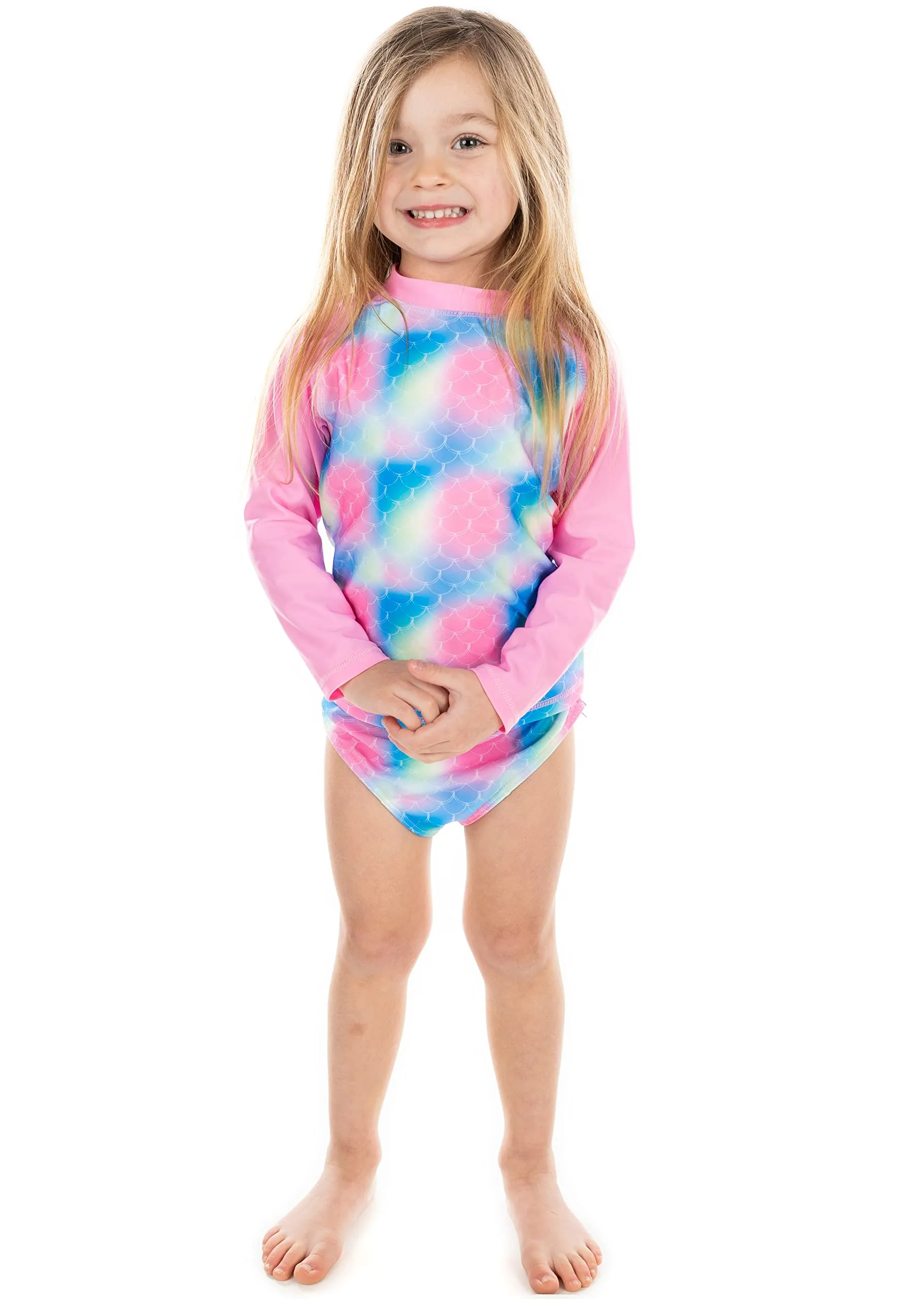 Funky Junque 3 Piece UPF 50  Matching Long Sleeved Rash Shirt