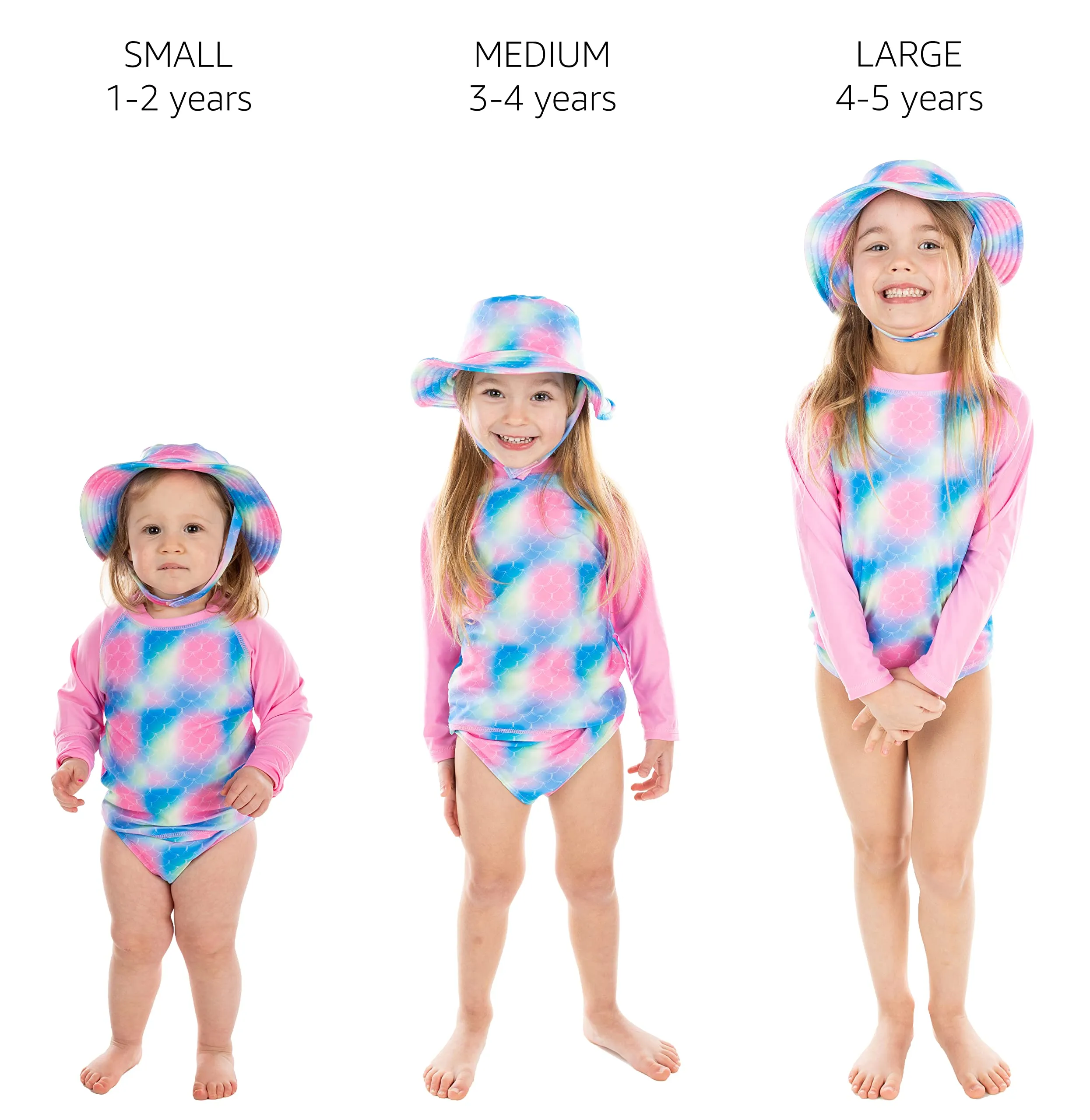 Funky Junque 3 Piece UPF 50  Matching Long Sleeved Rash Shirt