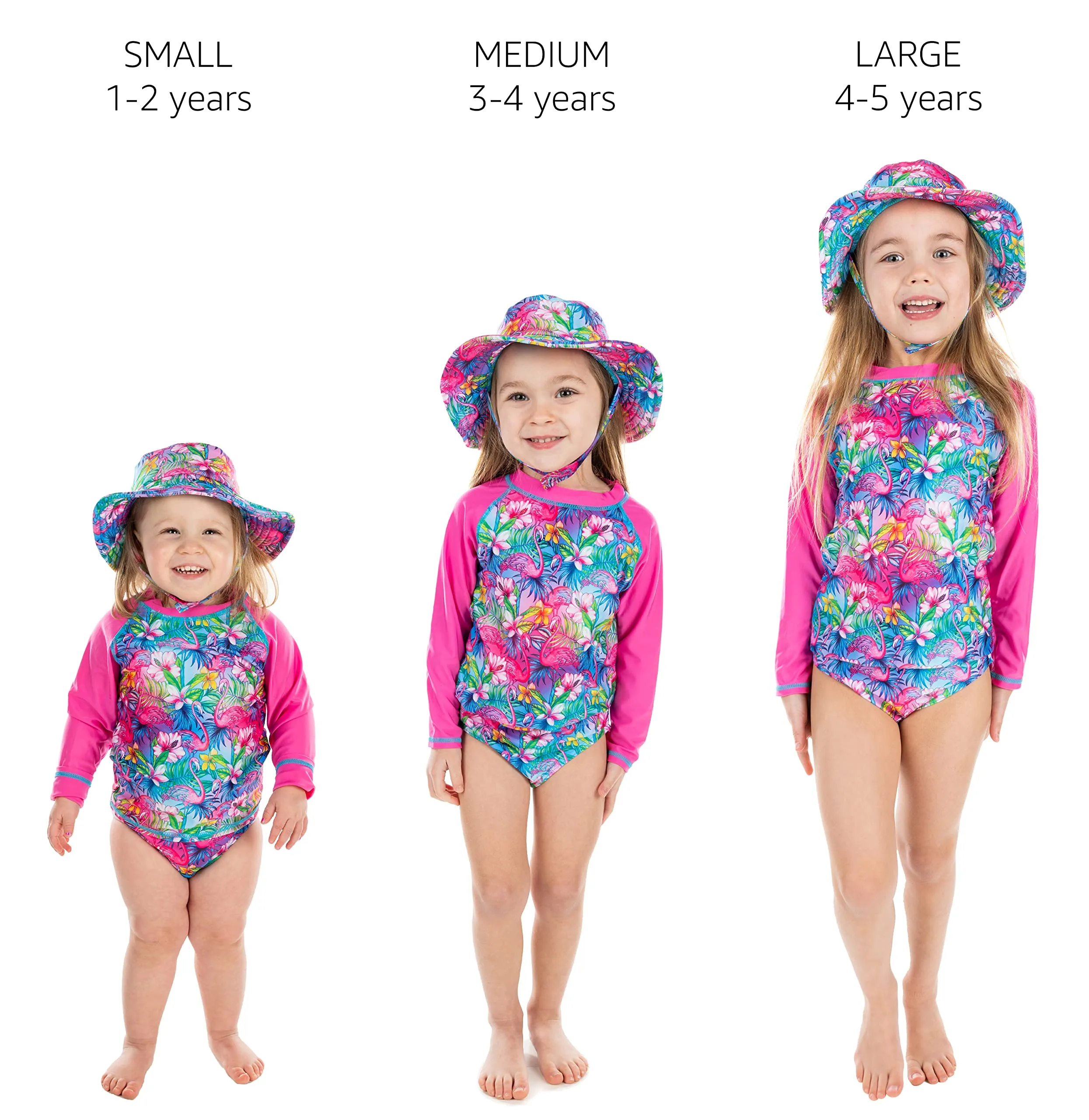 Funky Junque 3 Piece UPF 50  Matching Long Sleeved Rash Shirt