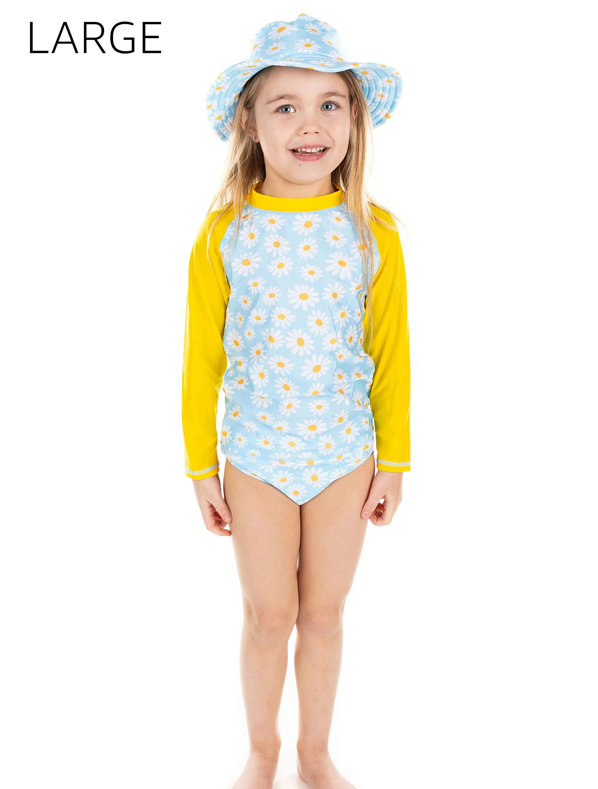 Funky Junque 3 Piece UPF 50  Matching Long Sleeved Rash Shirt
