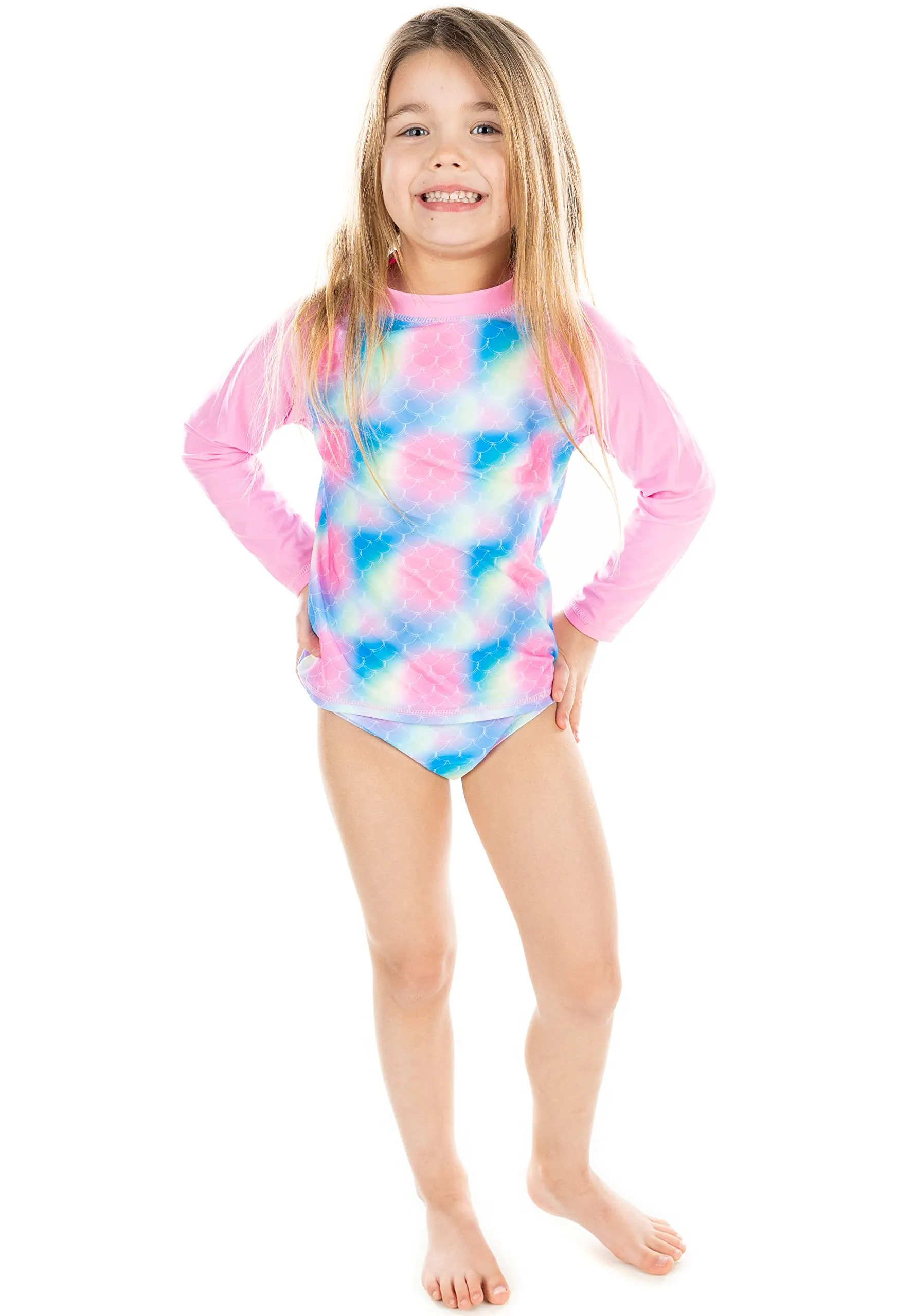 Funky Junque 3 Piece UPF 50  Matching Long Sleeved Rash Shirt