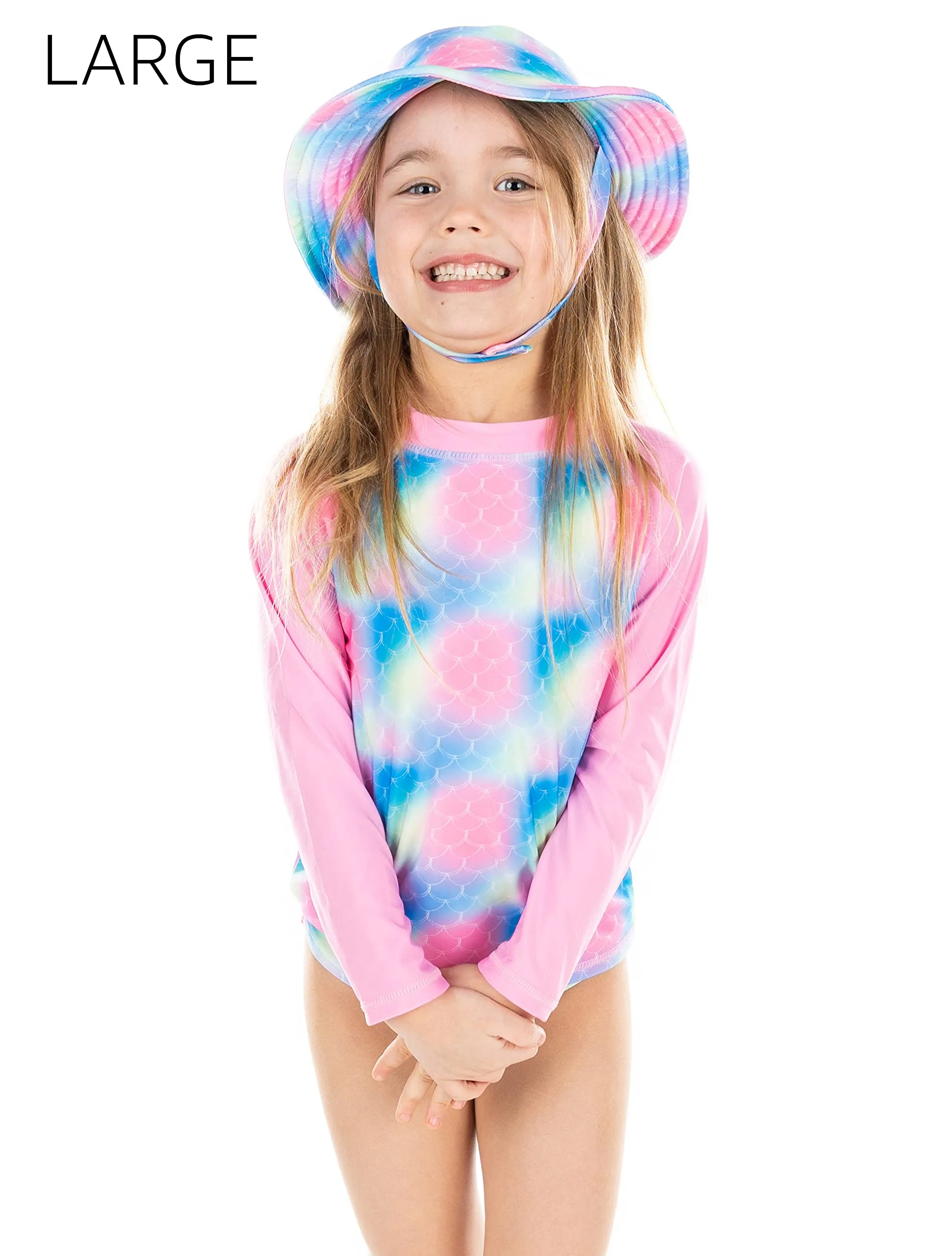 Funky Junque 3 Piece UPF 50  Matching Long Sleeved Rash Shirt