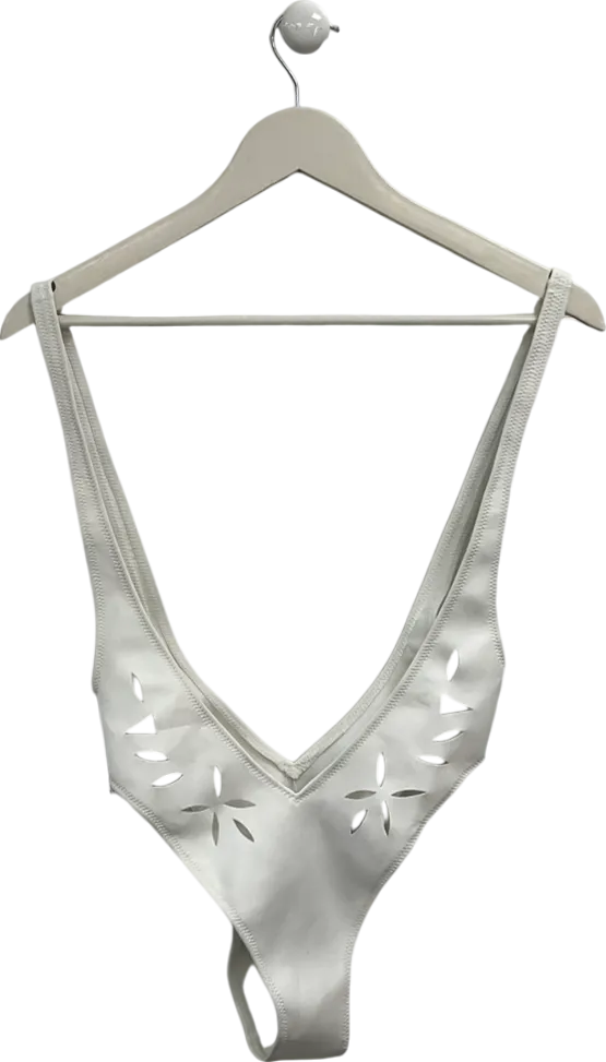 GGIGI C White One-piece Swimsuit UK S