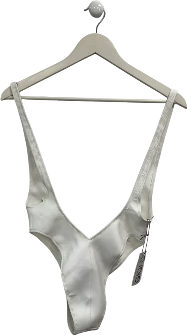 GGIGI C White One-piece Swimsuit UK S