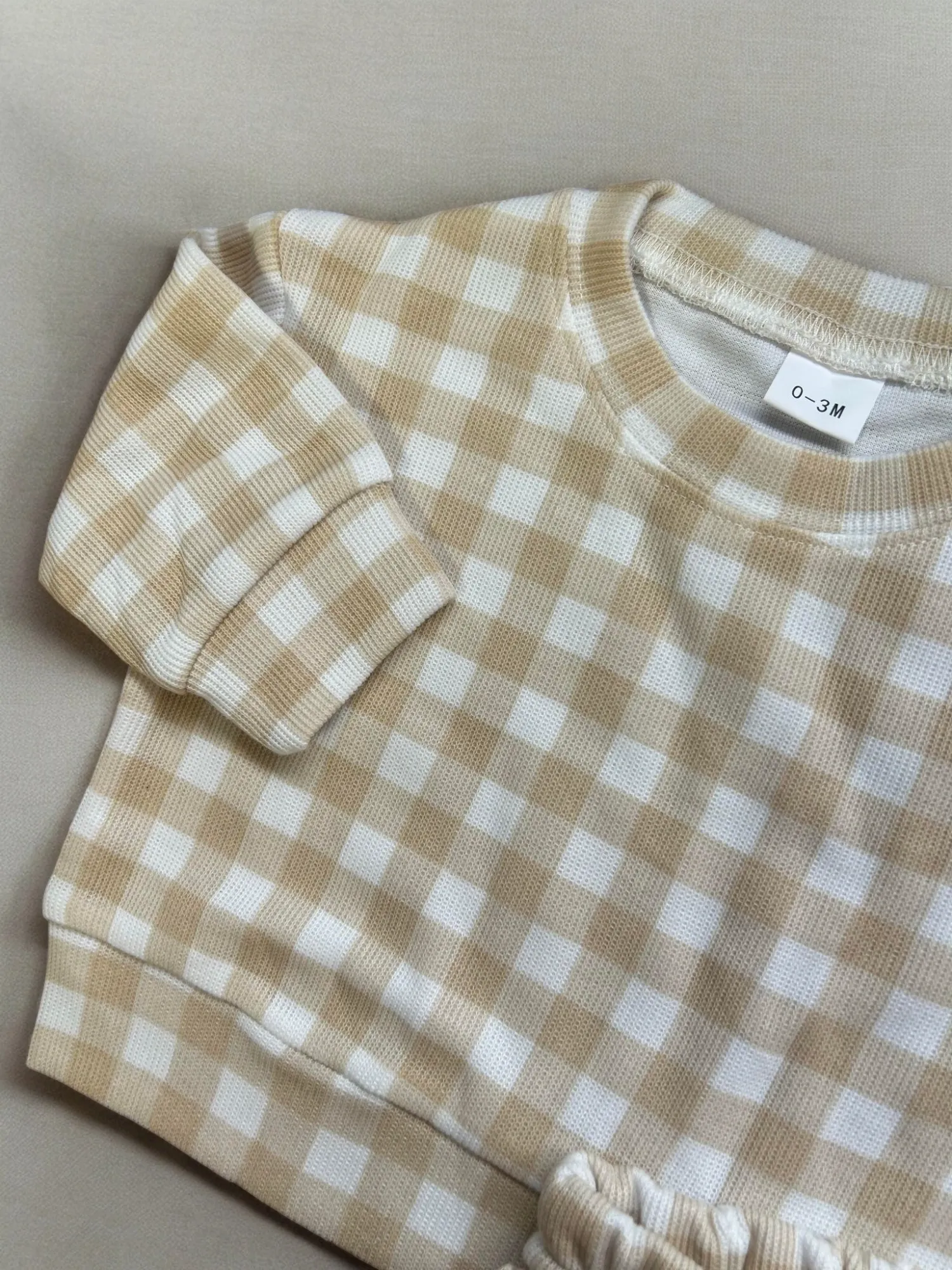 Gingham Tracksuit Set