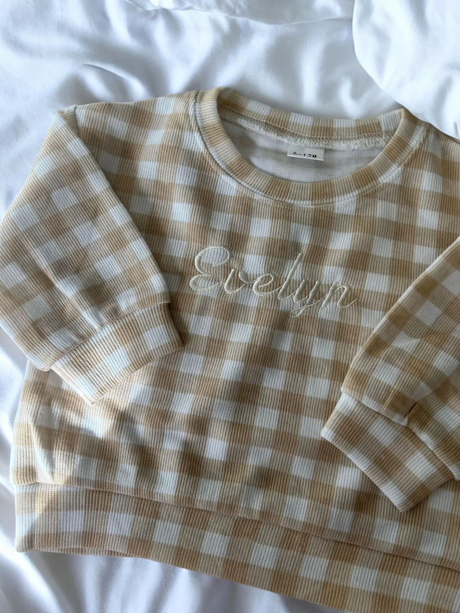Gingham Tracksuit Set