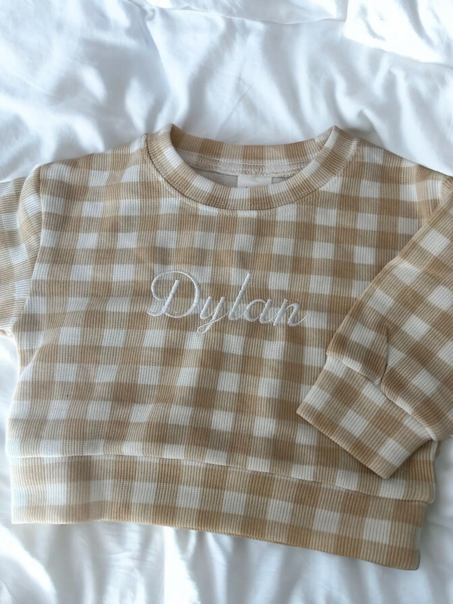 Gingham Tracksuit Set