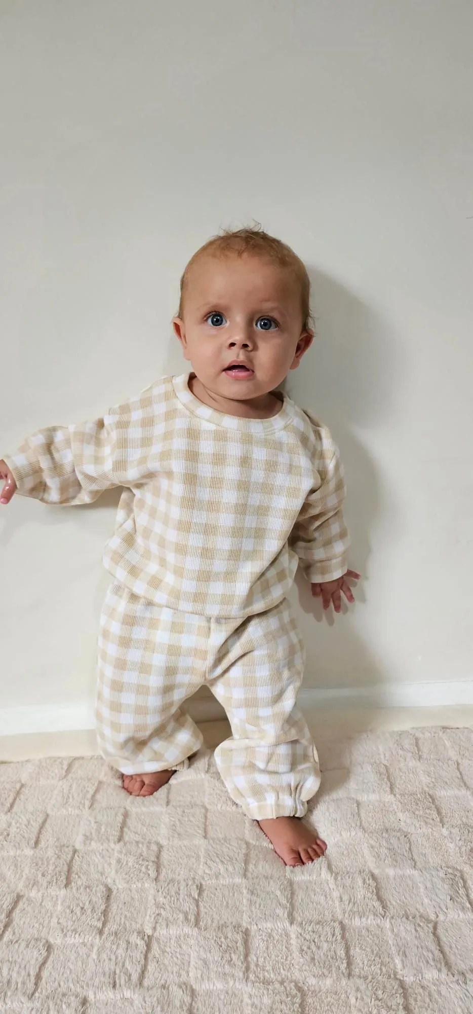 Gingham Tracksuit Set