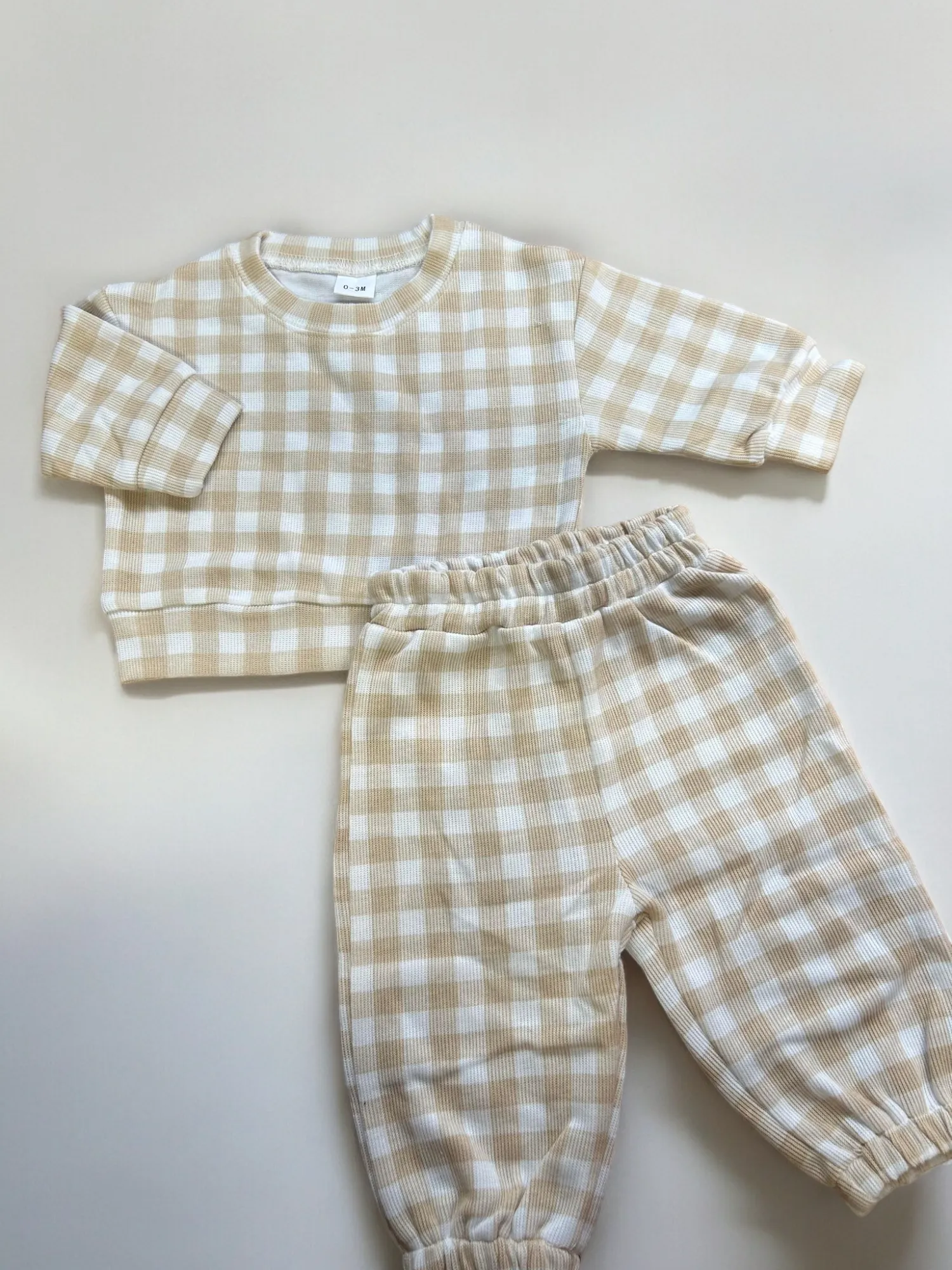 Gingham Tracksuit Set