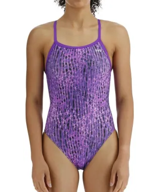Girls Atolla Durafast Lite Diamondfit Swimsuit - Purple