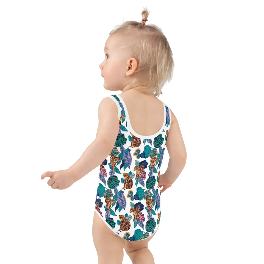 Girl's Jungle Jaguar One Piece Swimsuit