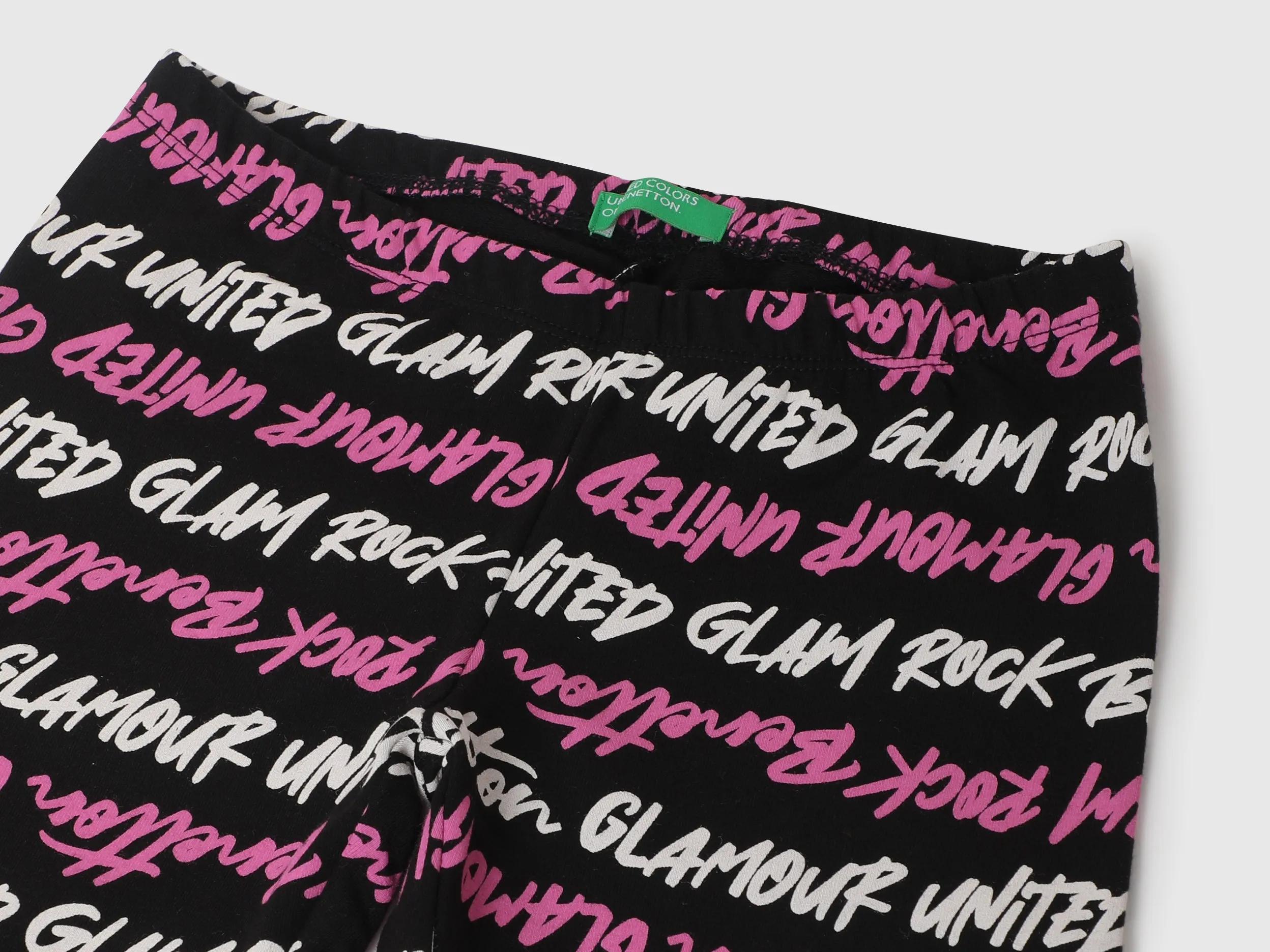 Girls Typography Regular Fit Leggings