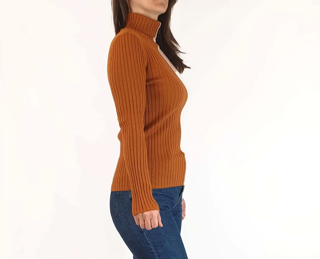 Gorman pink and orange rollneck top size 8