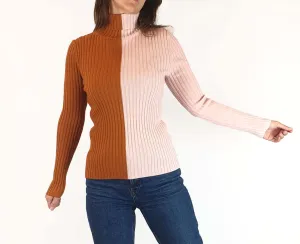Gorman pink and orange rollneck top size 8