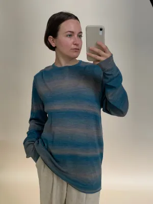 Gradient wool sweater