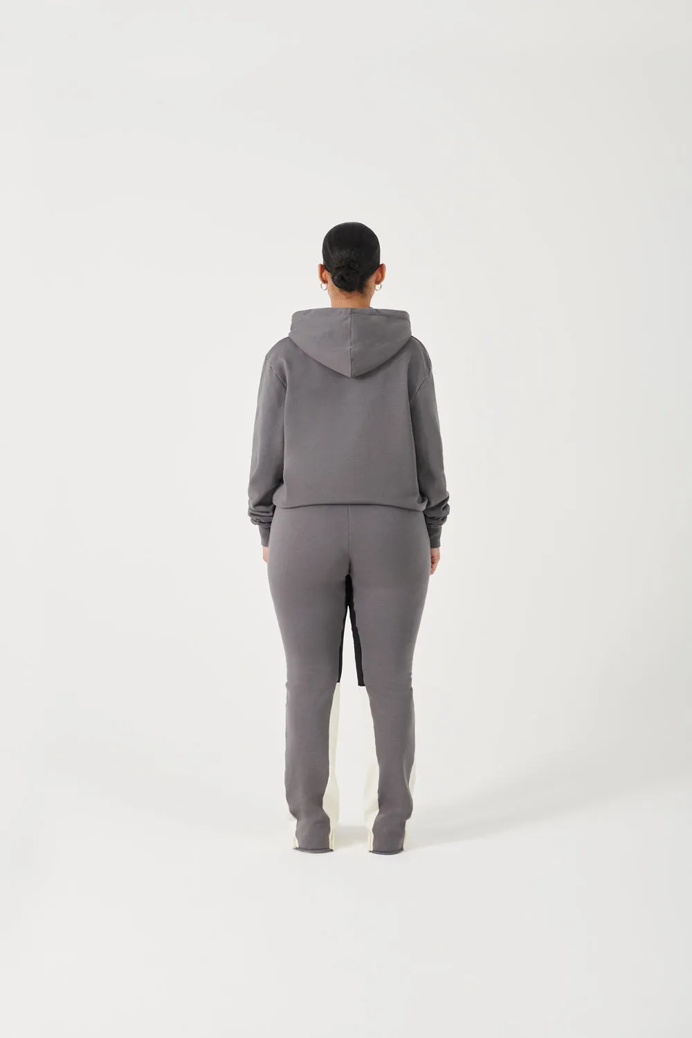 GREY & CREME FLARED BOTTOMS