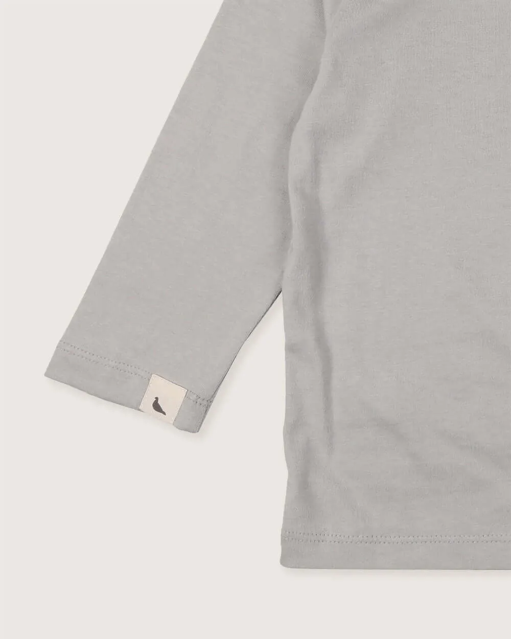 Grey Calm Slogan Print Top