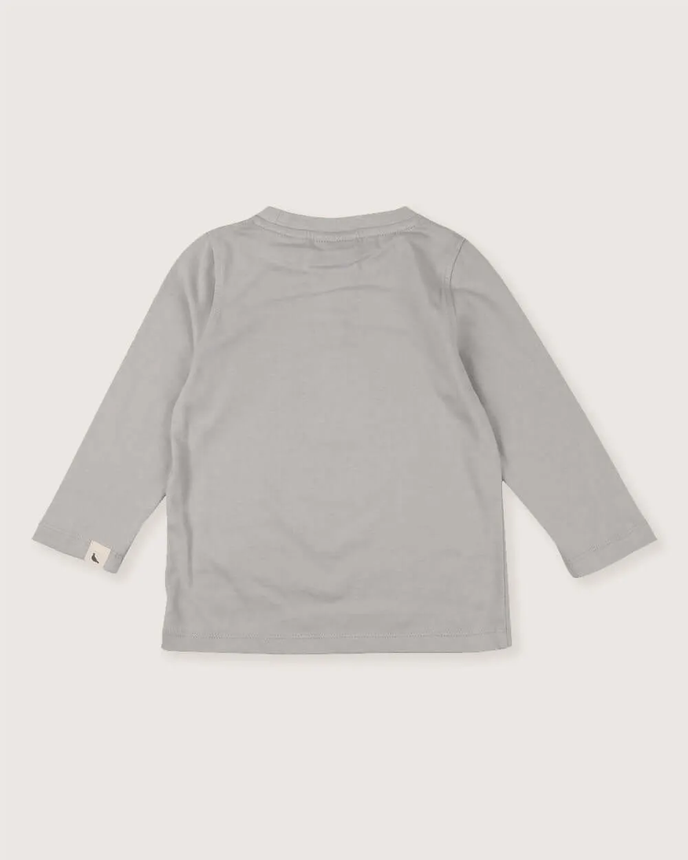 Grey Calm Slogan Print Top