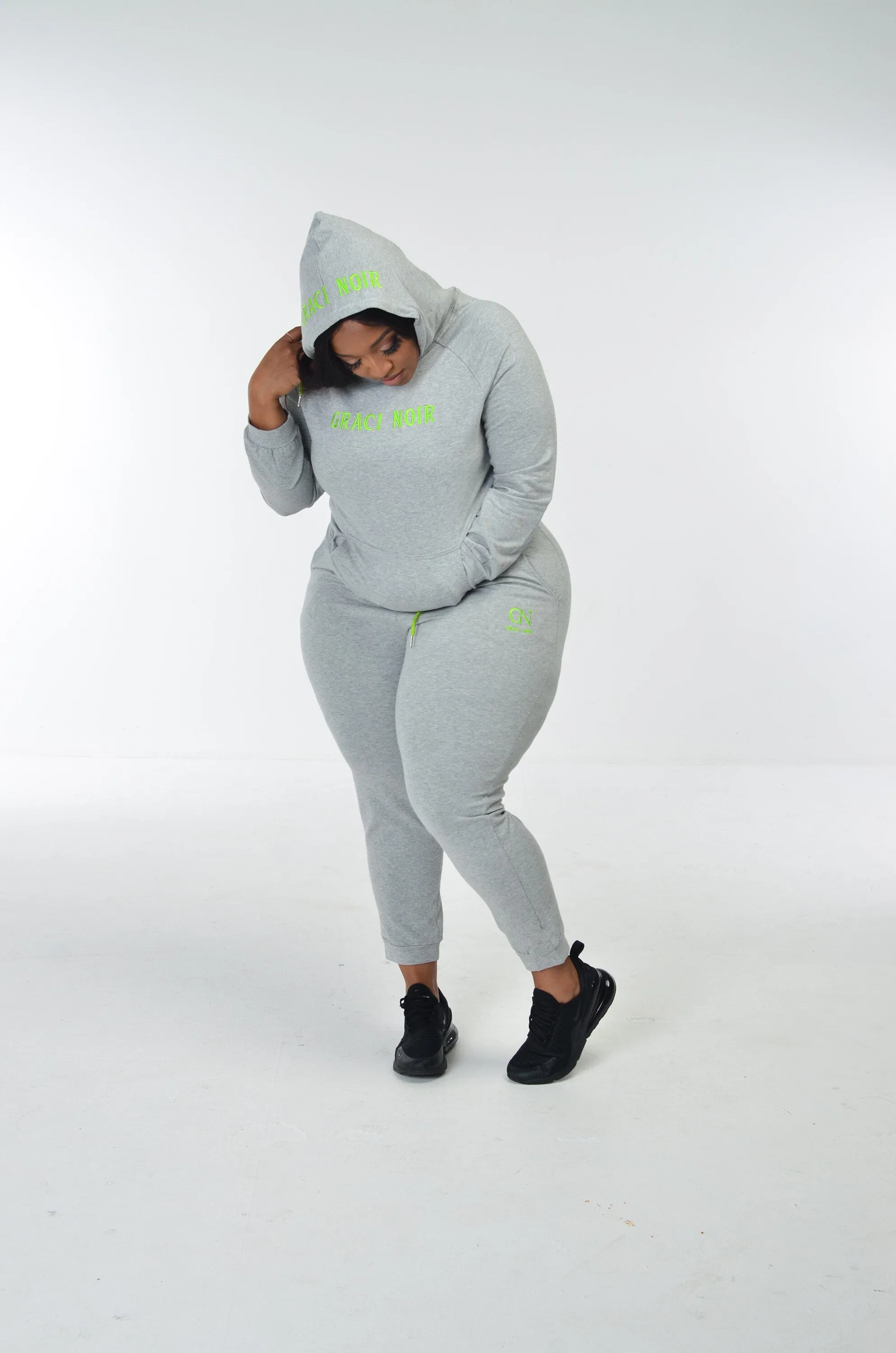 GREY GN TRACKSUIT PLUS