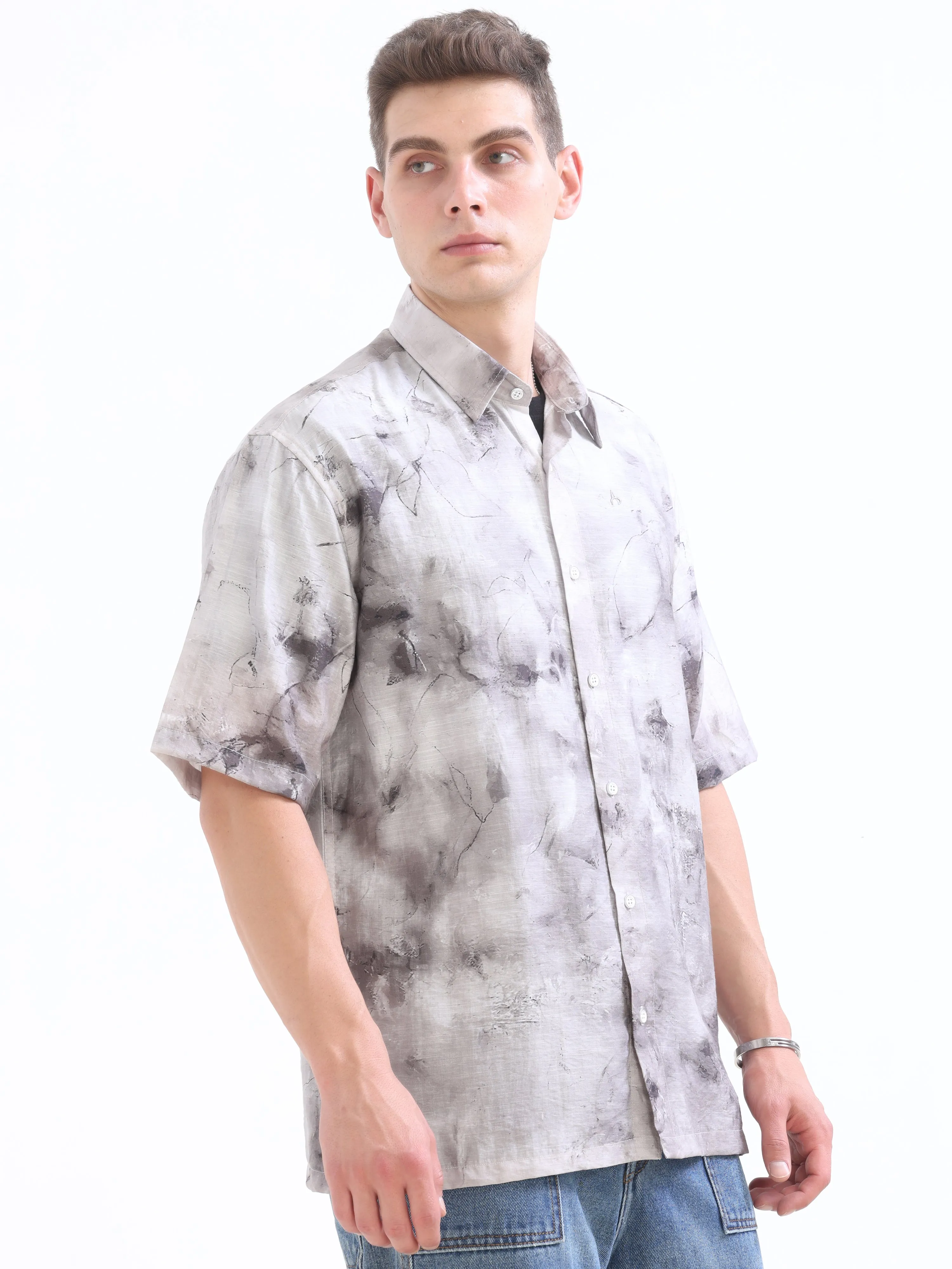 Grey Over Sized Shirt