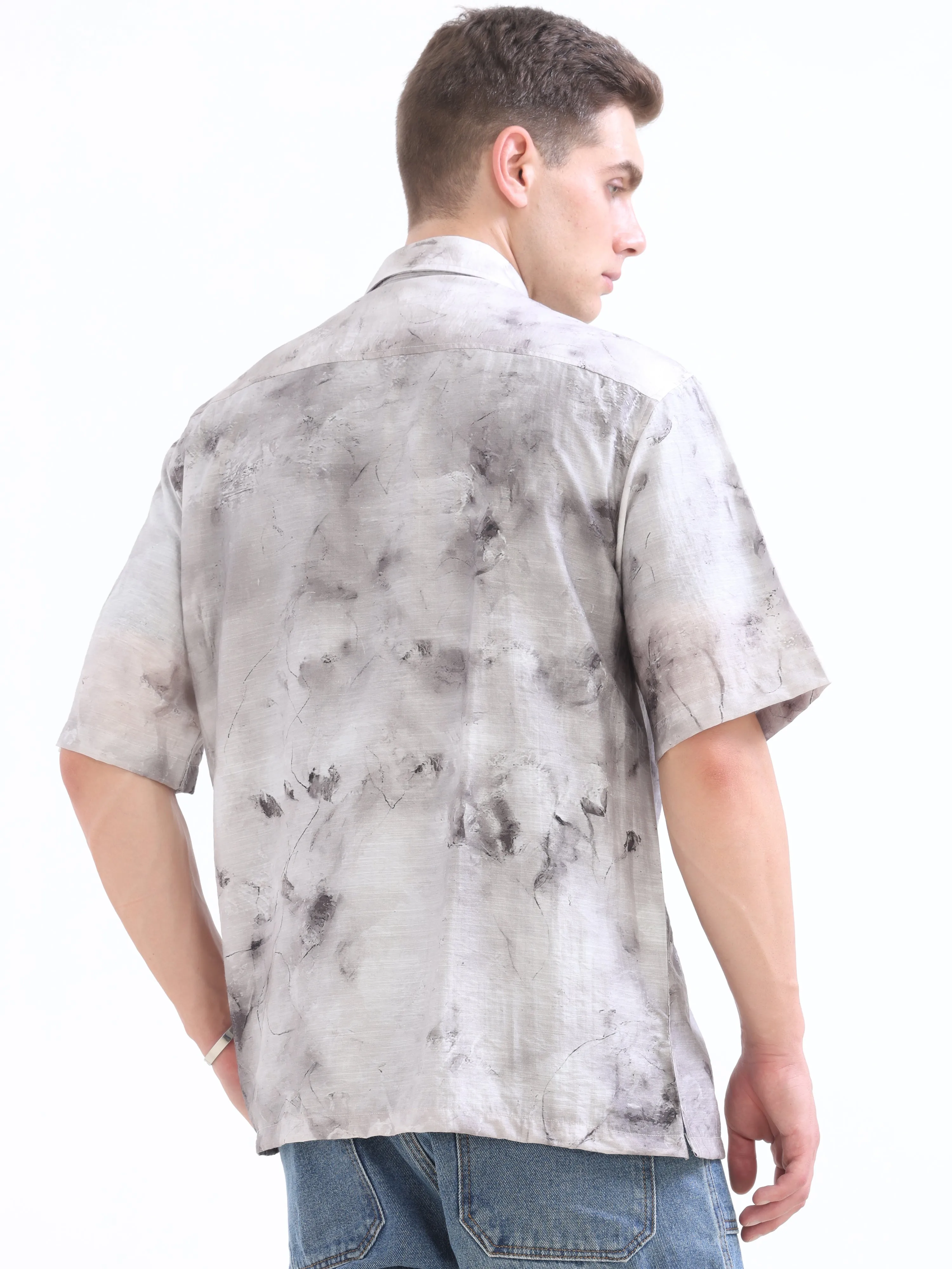 Grey Over Sized Shirt