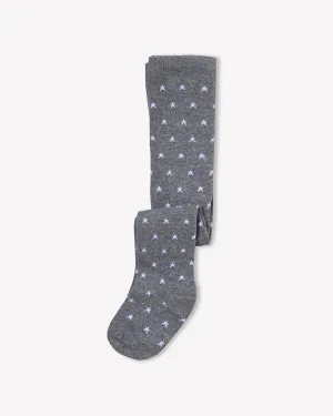 Grey Printed Leggings