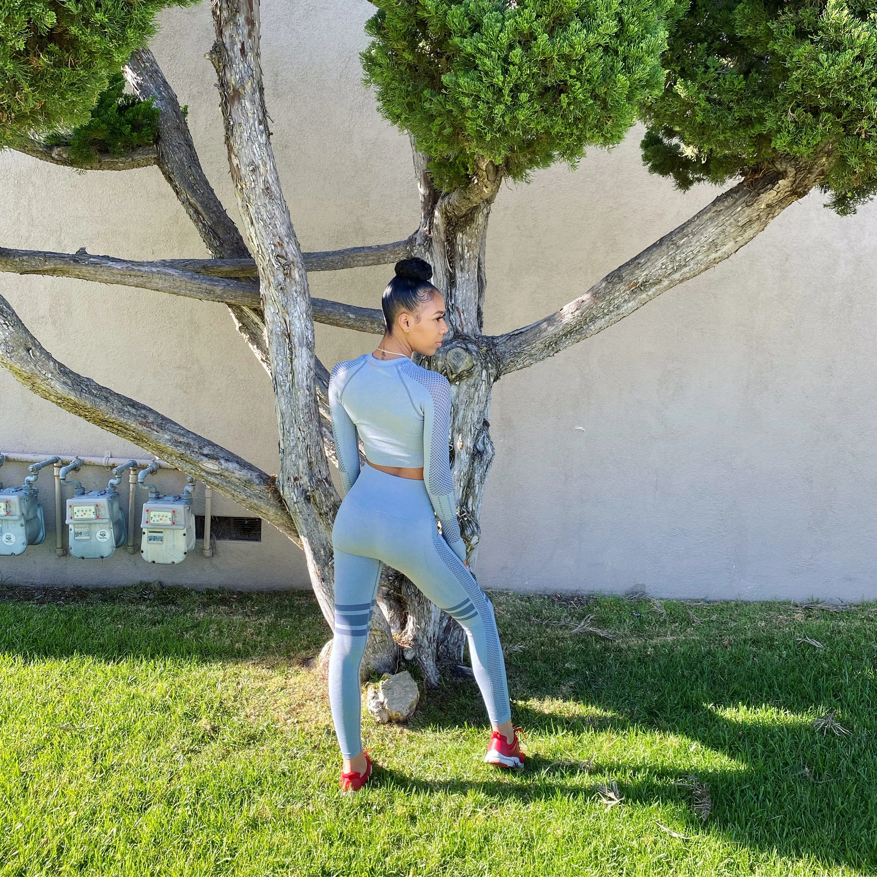 Grey Workout Set