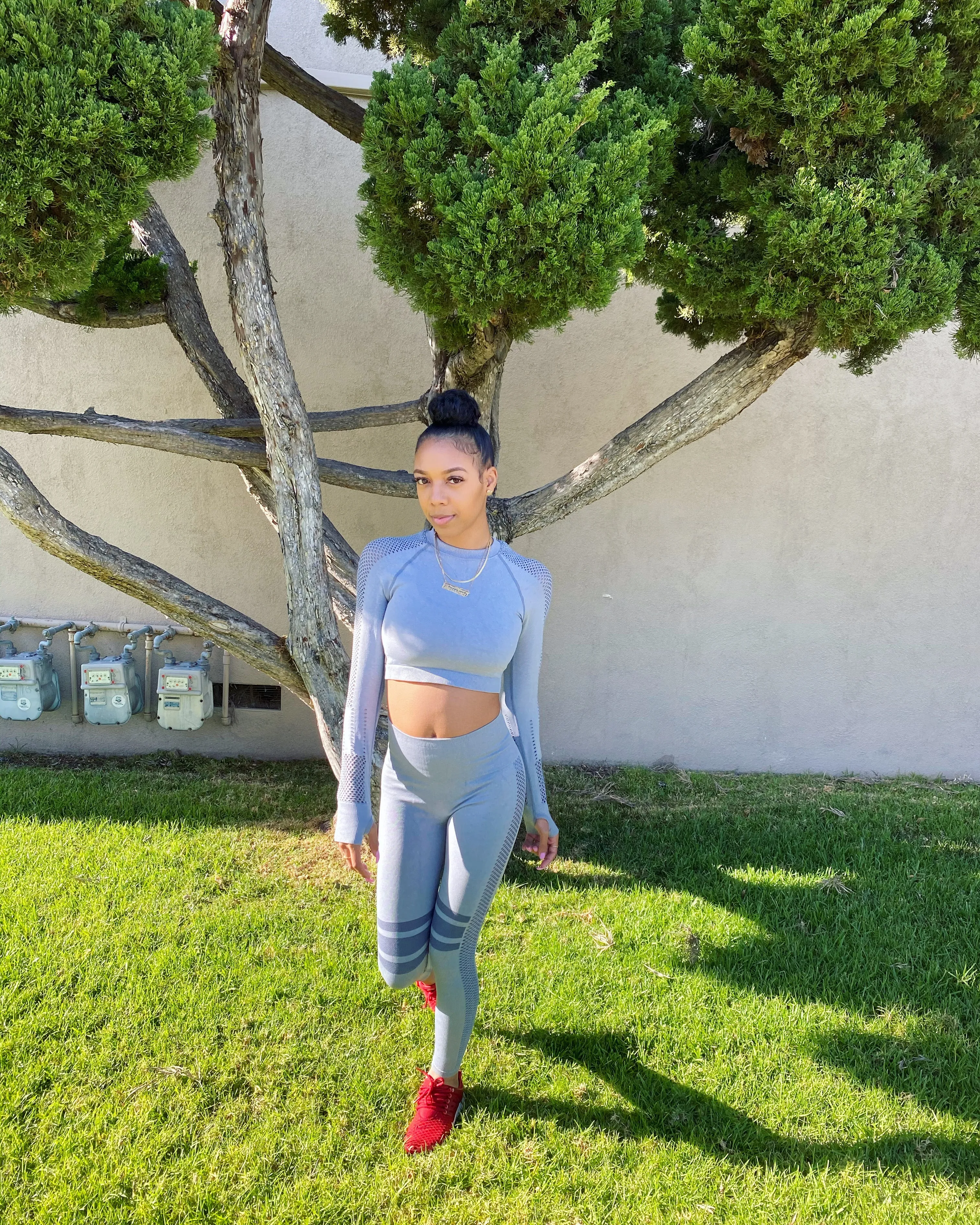 Grey Workout Set