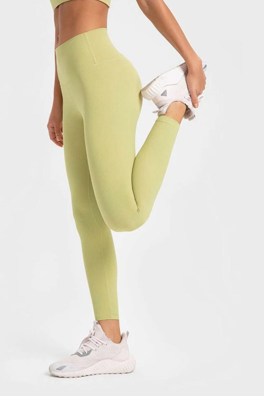 Hazel Blues® | Highly Stretchy Wide Waistband Yoga Leggings