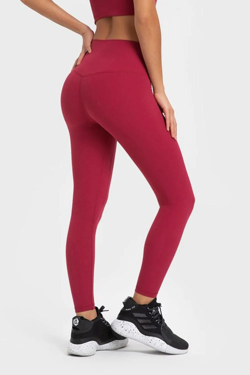 Hazel Blues® | Highly Stretchy Wide Waistband Yoga Leggings