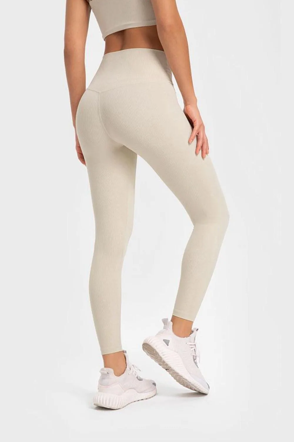 Hazel Blues® | Highly Stretchy Wide Waistband Yoga Leggings