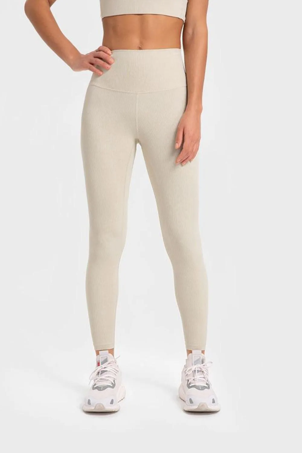 Hazel Blues® | Highly Stretchy Wide Waistband Yoga Leggings