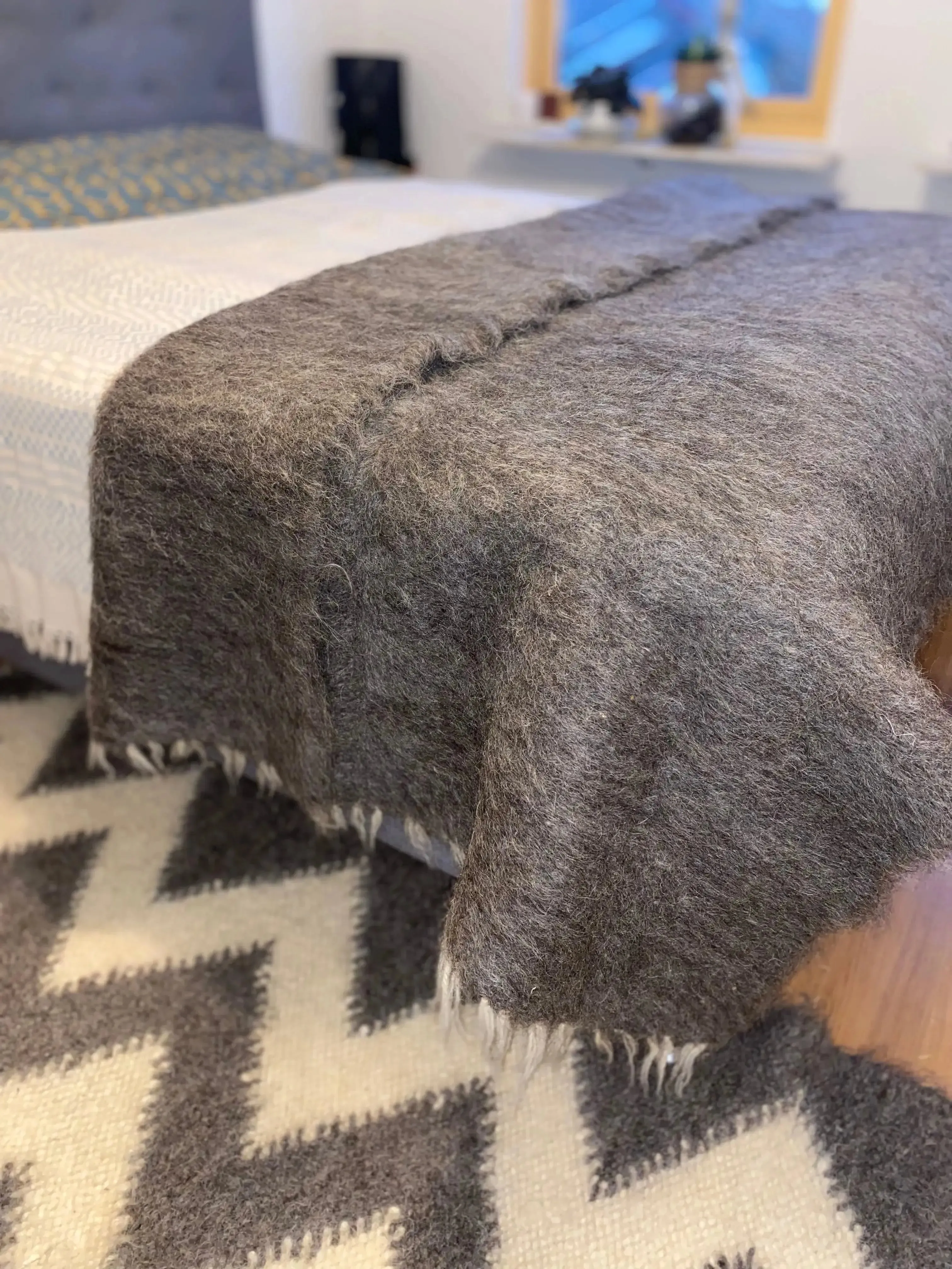Heavy Rug Carpet Wool Organic