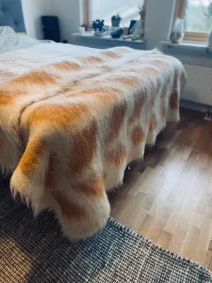 Heavy Throw Blanket Sheep Wool Organic
