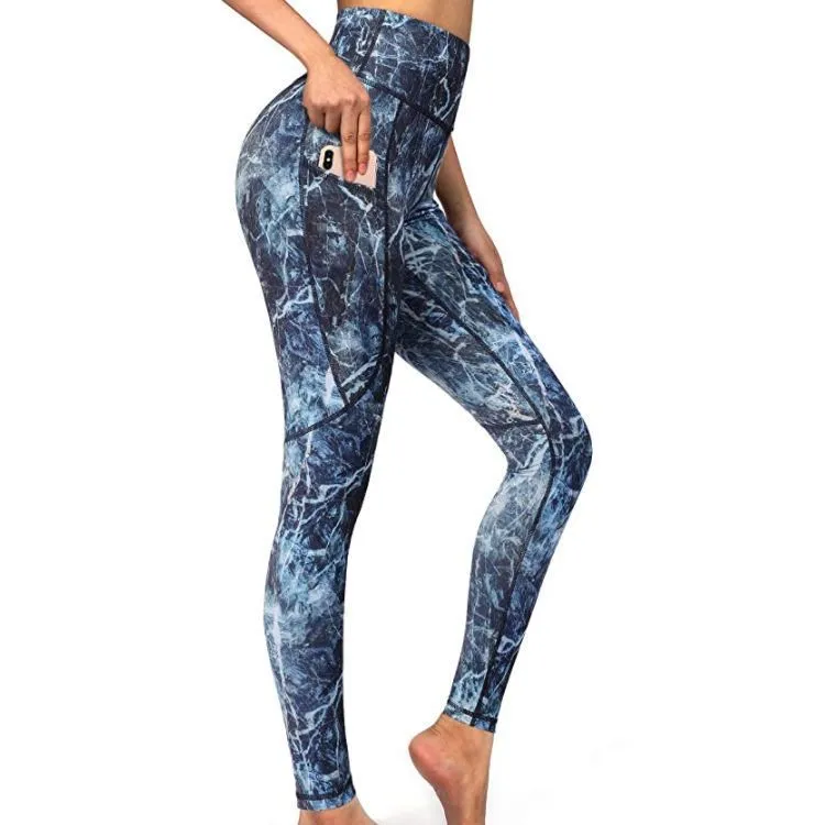 High Stretch Print Ladies Running Fitness Exercise Yoga Leggings famous