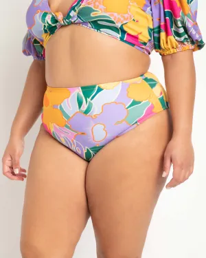 High Waisted Bikini Bottom | Al Fresco Floral