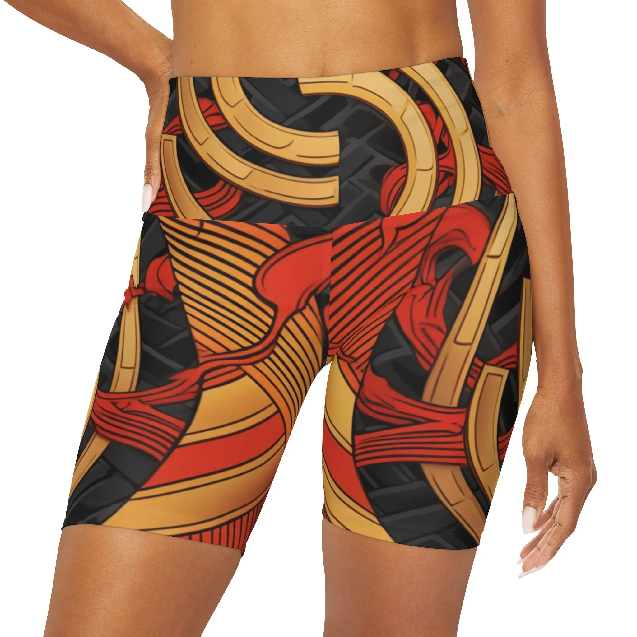 High Waisted Yoga Shorts - Isabella de' Medici.