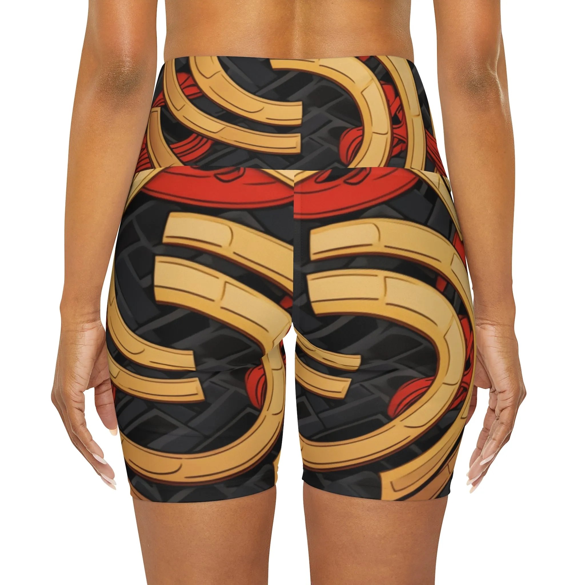 High Waisted Yoga Shorts - Isabella de' Medici.