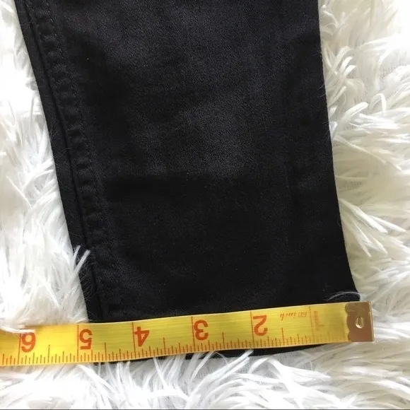 HOLLISTER GIRLS CURVY HIGH-RISE distresse JEAN LEGGINGS 7S/W28 L26