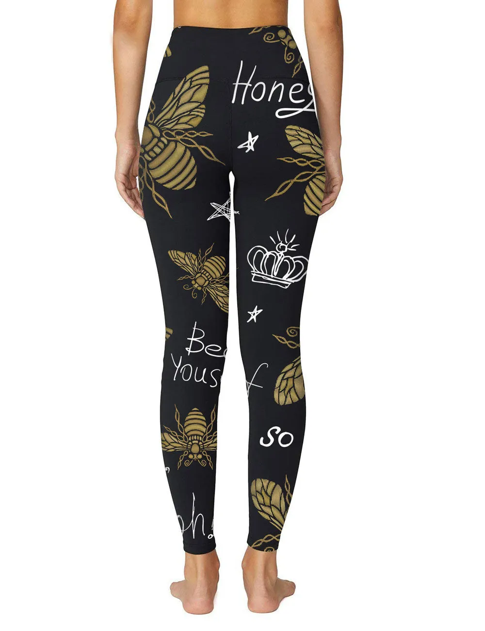Honey Sweet Bees Queen BJJ SPATS For Women Yoga Pants Leggings