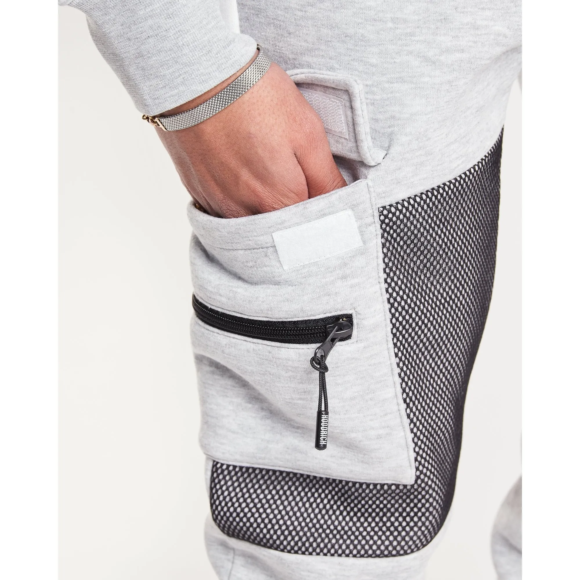 Hoodrich Vent Cargo Joggers Grey/Black/White