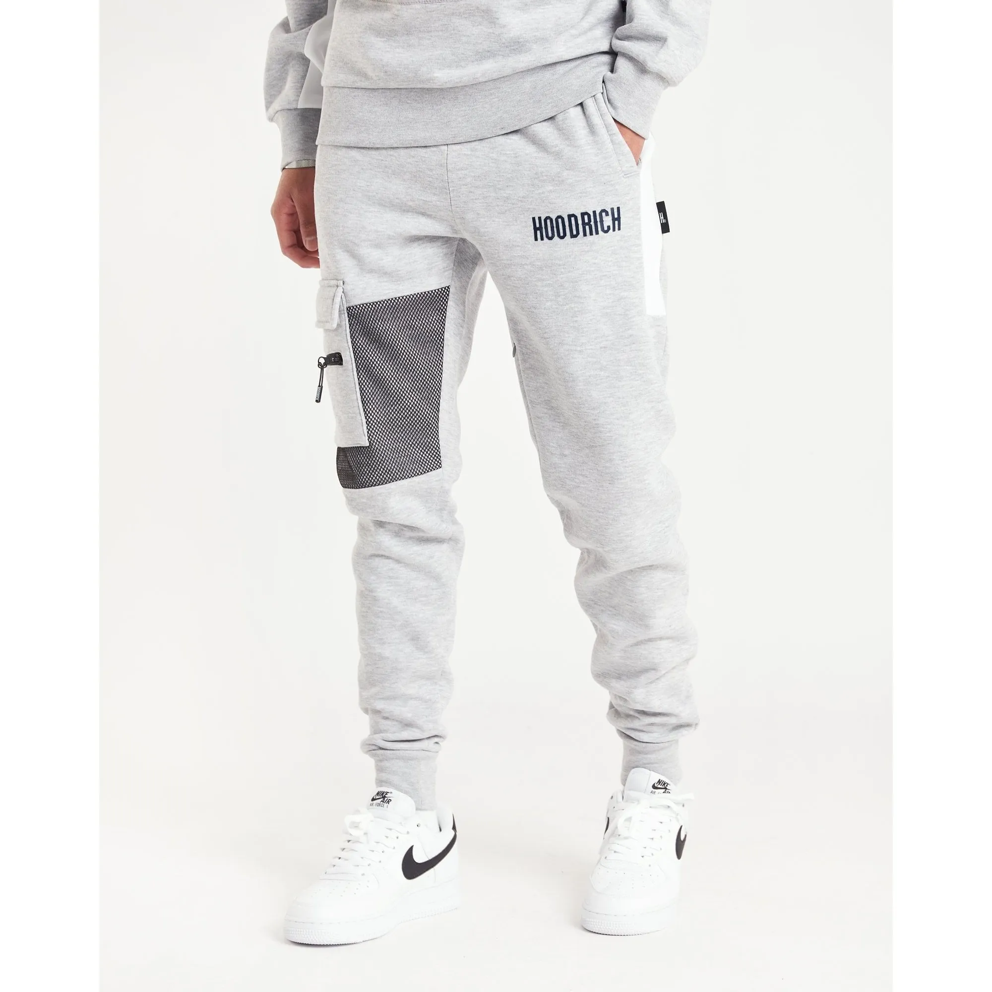 Hoodrich Vent Cargo Joggers Grey/Black/White