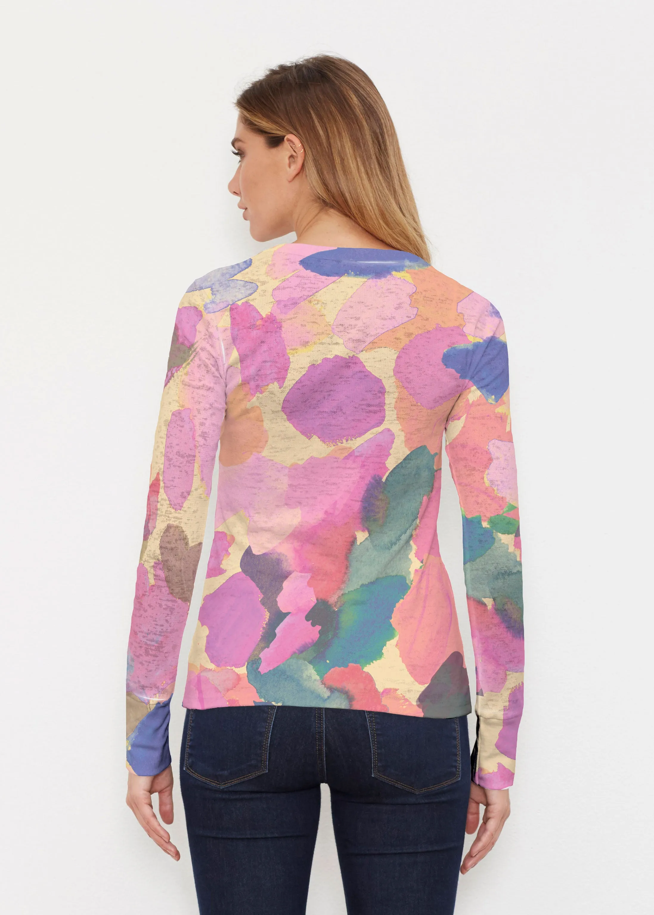 Hopscotch (17269) ~ Thermal Long Sleeve Crew Shirt