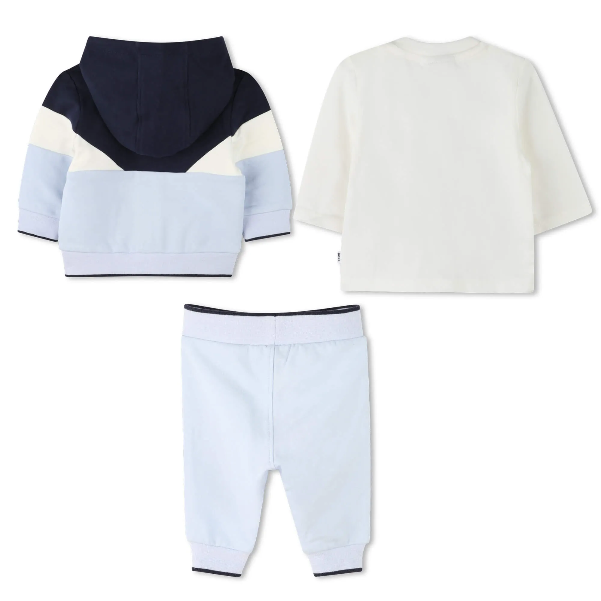 Hugo Boss Baby Boys Blue Colour Block Tracksuit
