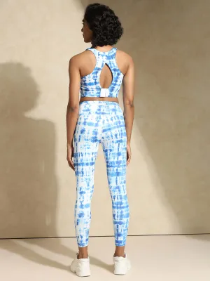 Indigo Shibori High Impact Action Bra & Luxe Leggings
