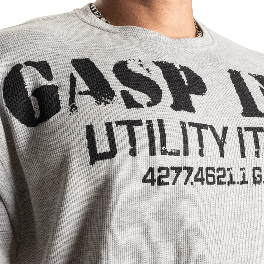Iron Thermal Tee - Grey Melange
