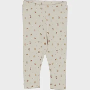 Jersey Legging in Chalk Flowers