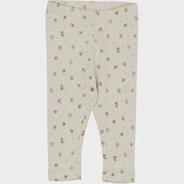 Jersey Legging in Chalk Flowers
